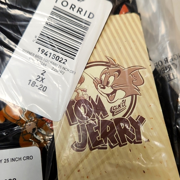 ❤️NWT VINTAGE TORRID LEGGING - TOM & JERRY - CROP LENGTH - PLUS SIZE - Picture 10 of 16